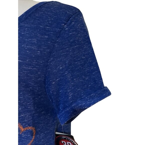 Boise State University BSU Broncos Colosseum SS Blue V-Neck Shirt Women’s M New - Picture 4 of 6